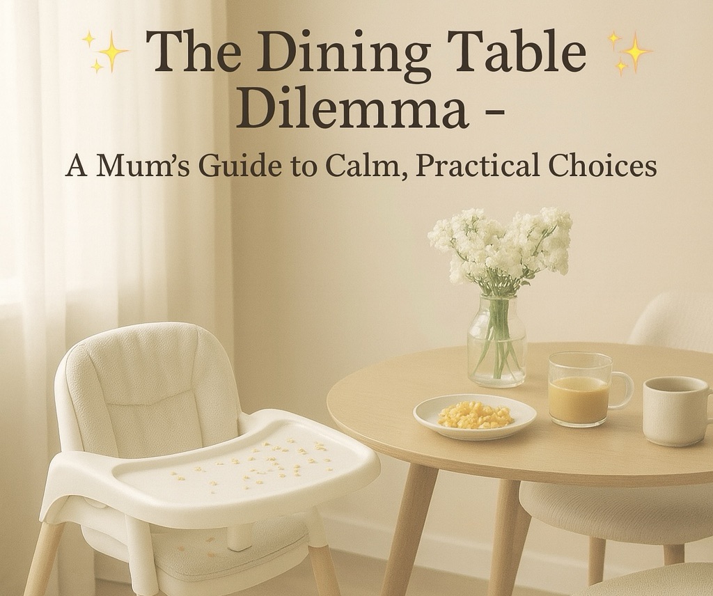✨Choosing the Right Dining Table for Mum Life: Calm & Practical&nbsp;Picks