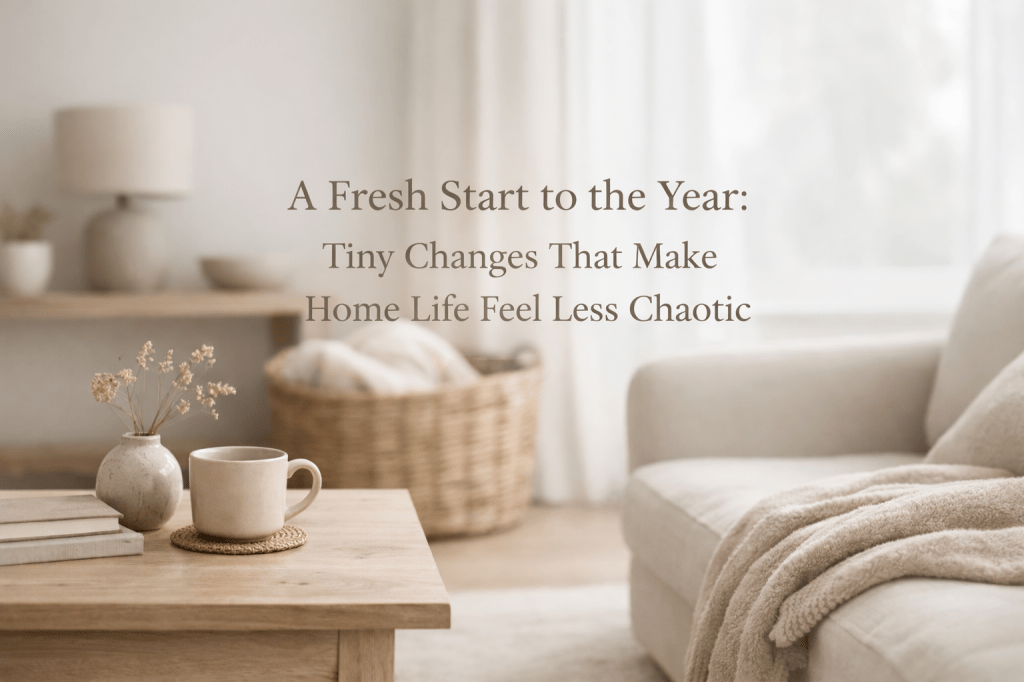 A Fresh Start to the Year: Tiny Changes That Make Home Life Feel Less&nbsp;Chaotic
