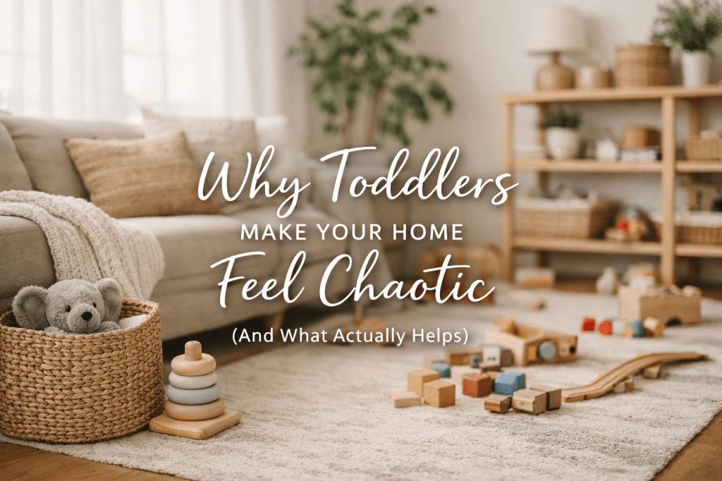 Why&nbsp;Toddlers Make Your Home Feel Chaotic (And What&nbsp;Helps)