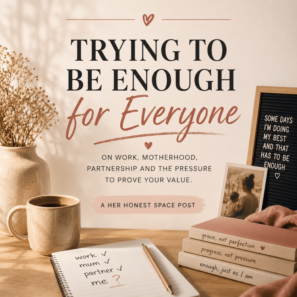 TRYING TO BE ENOUGH FOR EVERYONE